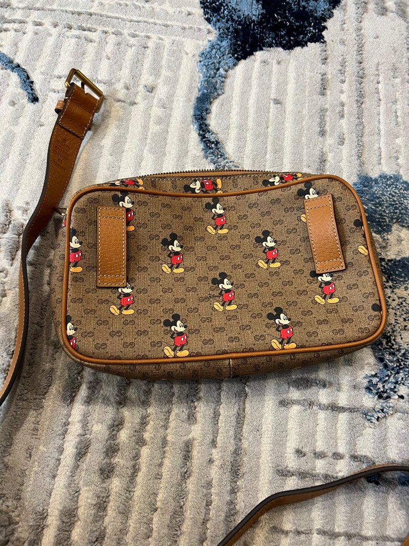 Gucci, Mickey, Disney, Colabo Brown Gold, Gold, Gold, Scholar