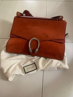 Gucci suede dionysus messenger bag orange