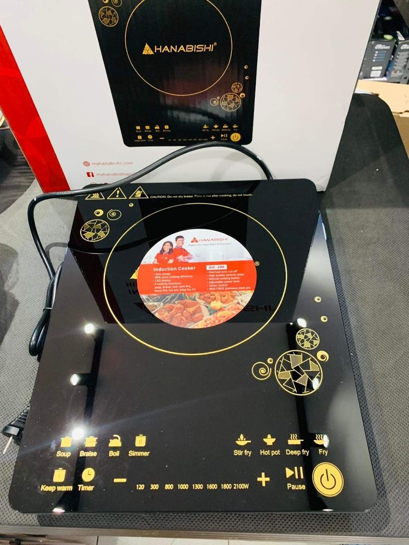 Hanabishi Induction Cooker Stove Soft Touch HIC200 on Carousell