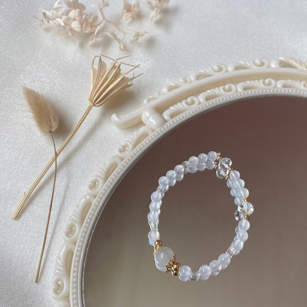Handmade crystal bracelets on sale