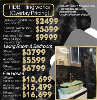 HDB / condo / bathroom/ full renovation (Direct contractor)