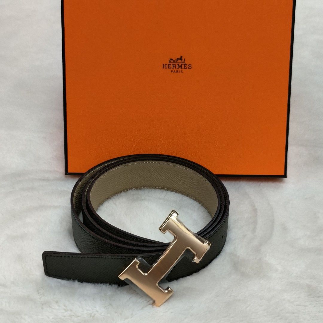 Hermes Kelly Belt in Rose Gold Plate, Luxury, Accessories on Carousell