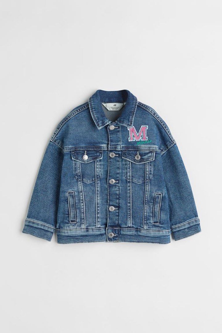 H&m Minnie Mouse Blue Jean Jacket Minnie Mouse ©Disney Denim