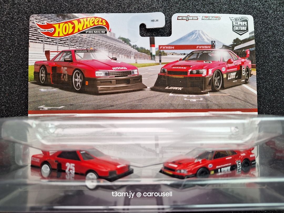 Hot Wheels Nissan Skyline Silhouette R30 and LB ER34 Super