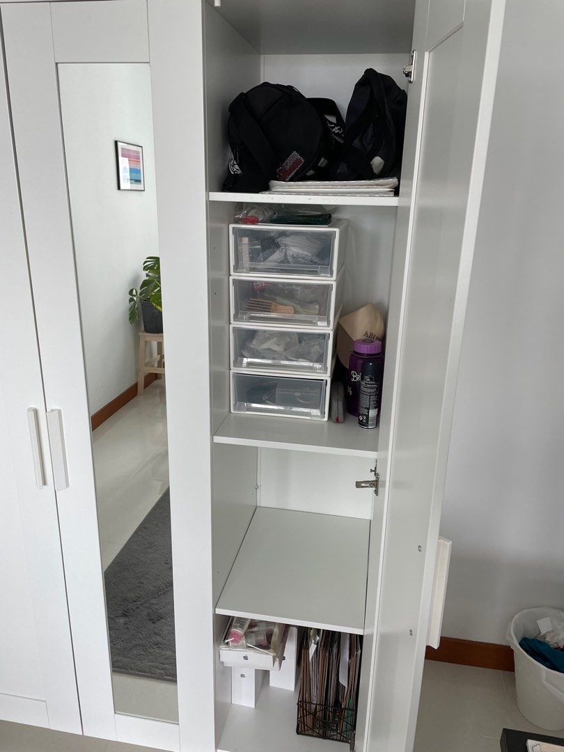 IKEA Brimnes 3 Door Wardrobe, Furniture & Home Living, Furniture