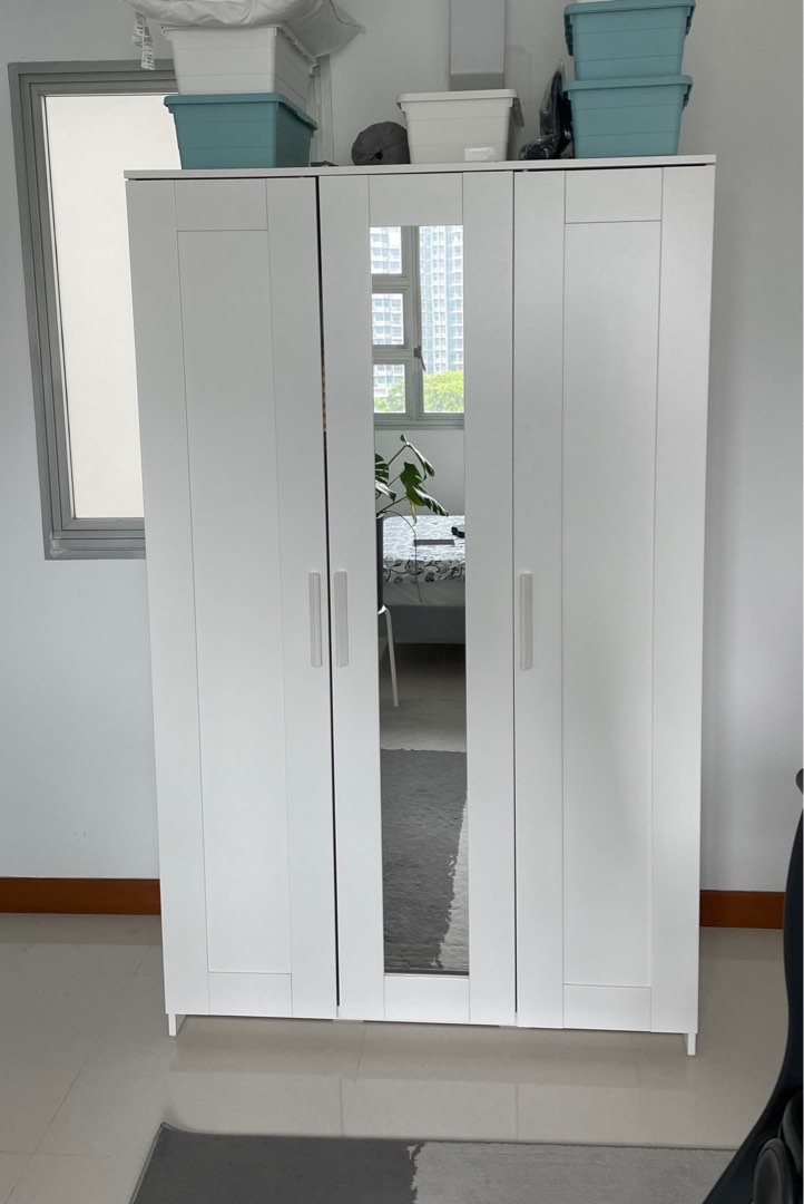 Brimnes wardrobe shop with 3 doors