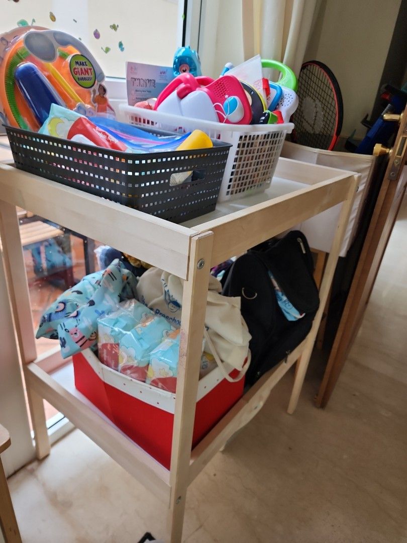 IKEA changing table and storage, Babies & Kids, Baby Nursery & Kids