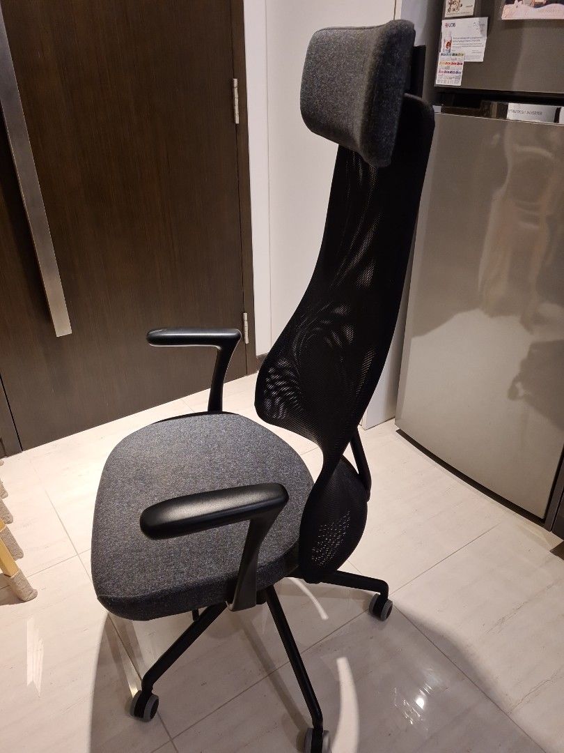 IKEA Jarvfjallet Office Chair (Grey / Black), Furniture & Home Living