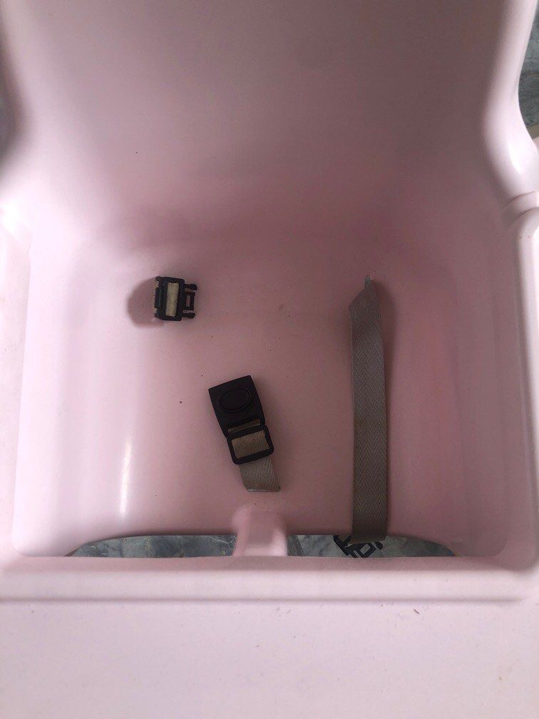 IKEA pink high chair on Carousell