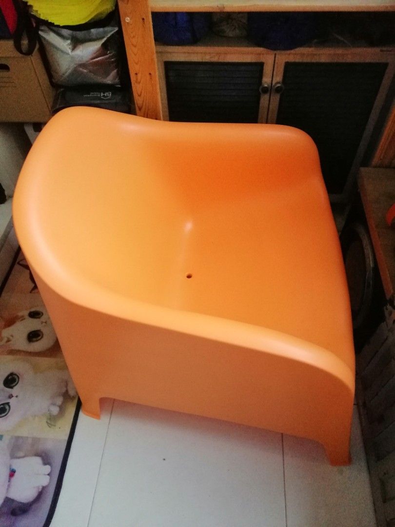 IKEA plastic chair, Furniture & Home Living, Furniture, Chairs on Carousell