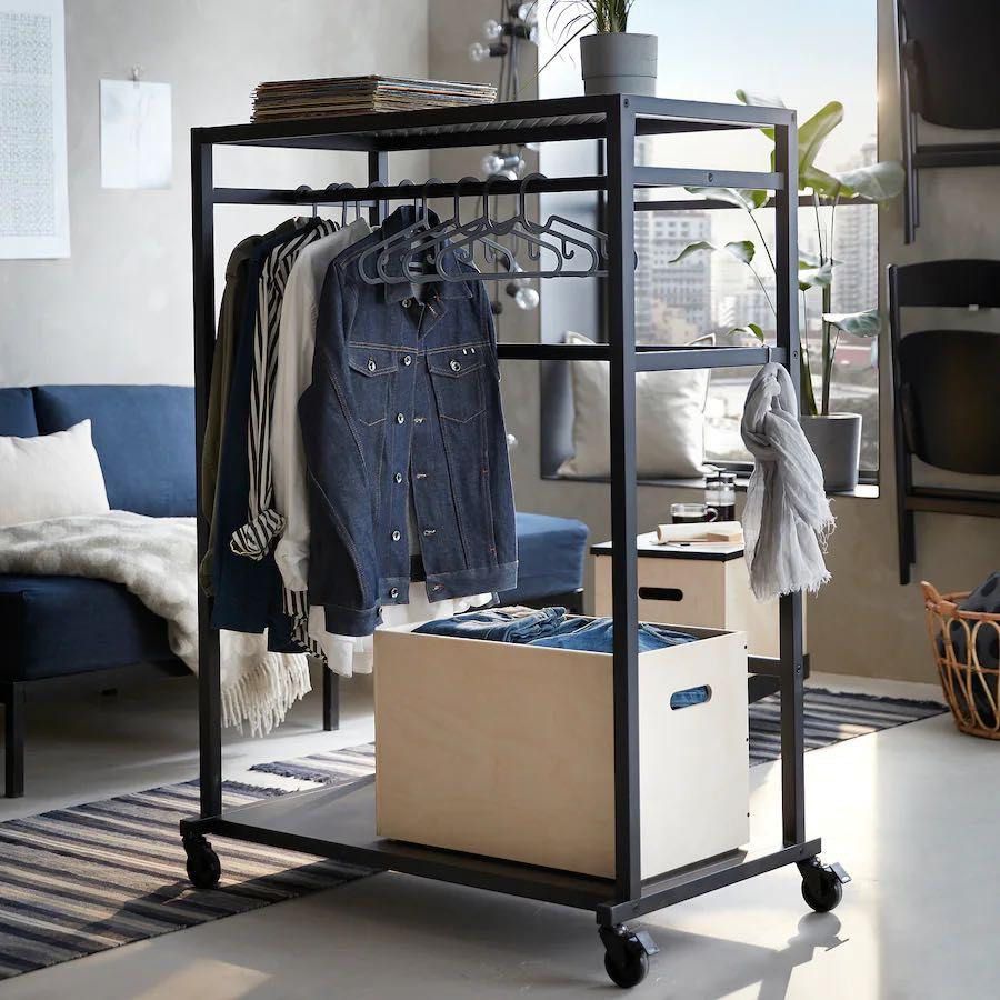 IKEA RAVAROR Clothes Rack/Shelves, Furniture & Home Living, Furniture ...