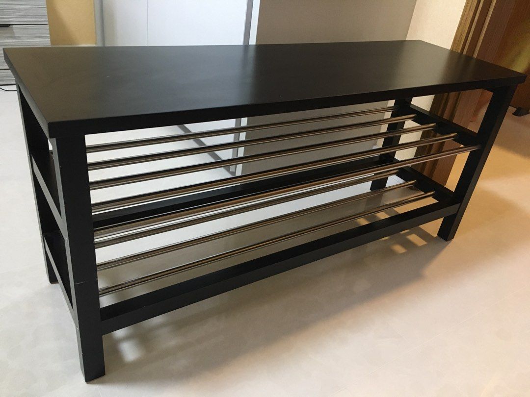 IKEA TJUSIG shoe rack, Furniture & Home Living, Furniture, Shelves