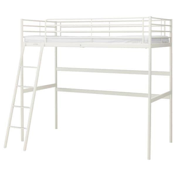 IKEA Tromso Loft Bunk Bed White Frame, Furniture & Home Living