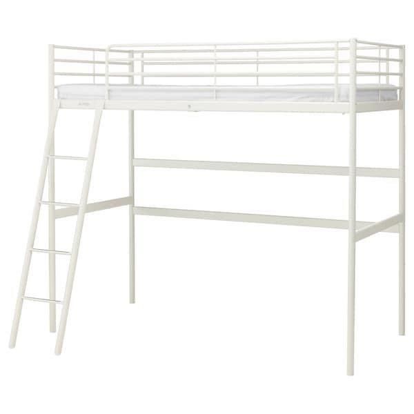 IKEA Tromso Loft Bunk Bed White Frame, Furniture & Home Living