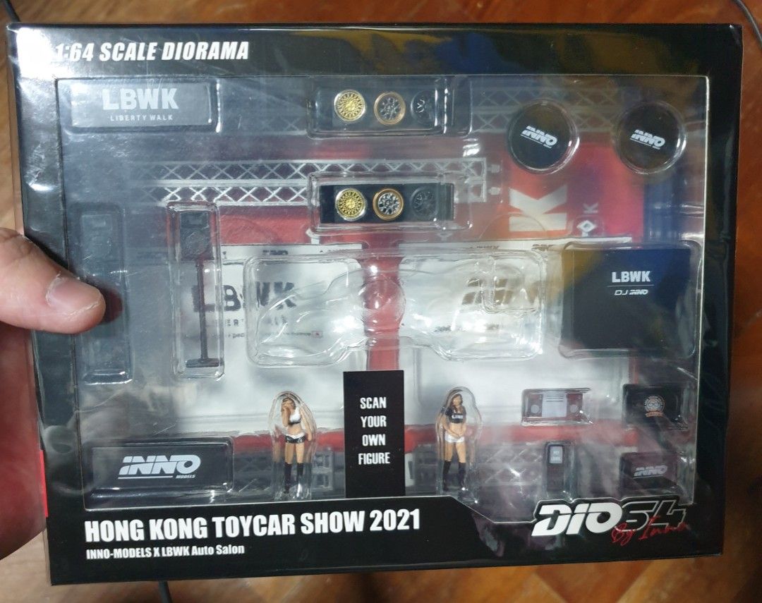 Inno64 LBWK Auto Salon Diorama (without car), Hobbies & Toys, Toys