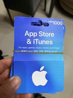 8折長收香港Itunes gift card app store apple