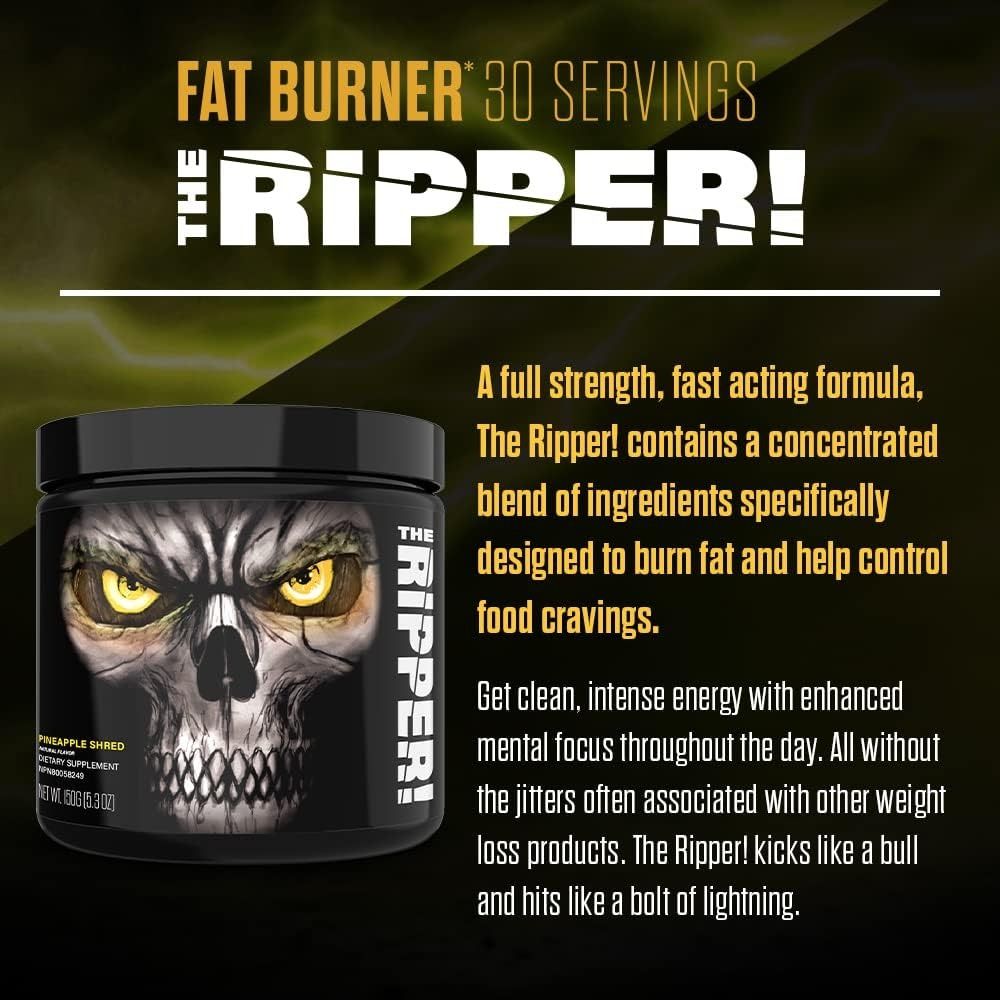 JNX Sports, The Ripper, Fat Burner, Pineapple Shred, 5.3 oz (150 g