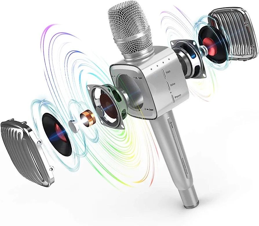 Karaoke Microphone Bluetooth wireless, TV & Home Appliances, TV & Entertainment, Entertainment ...