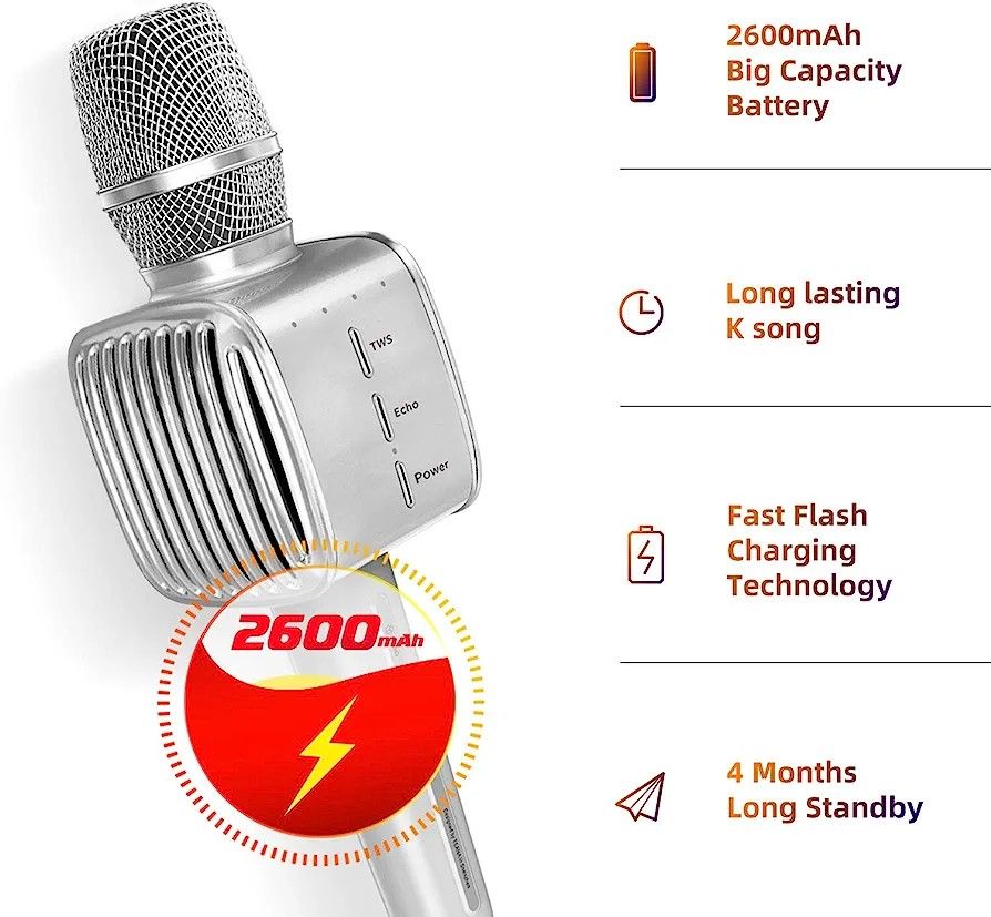Karaoke Microphone Bluetooth wireless, TV & Home Appliances, TV