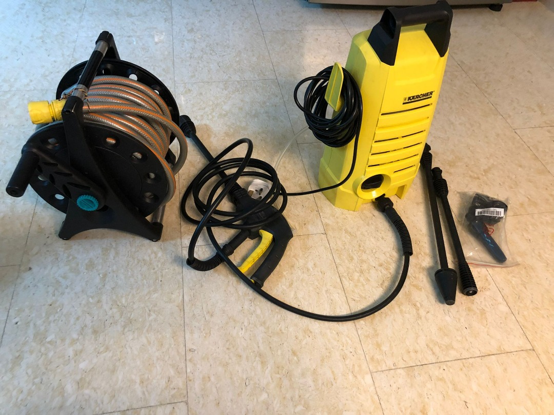 Karcher K1 and 15m hose, Furniture & Home Living, Gardening, Hose and