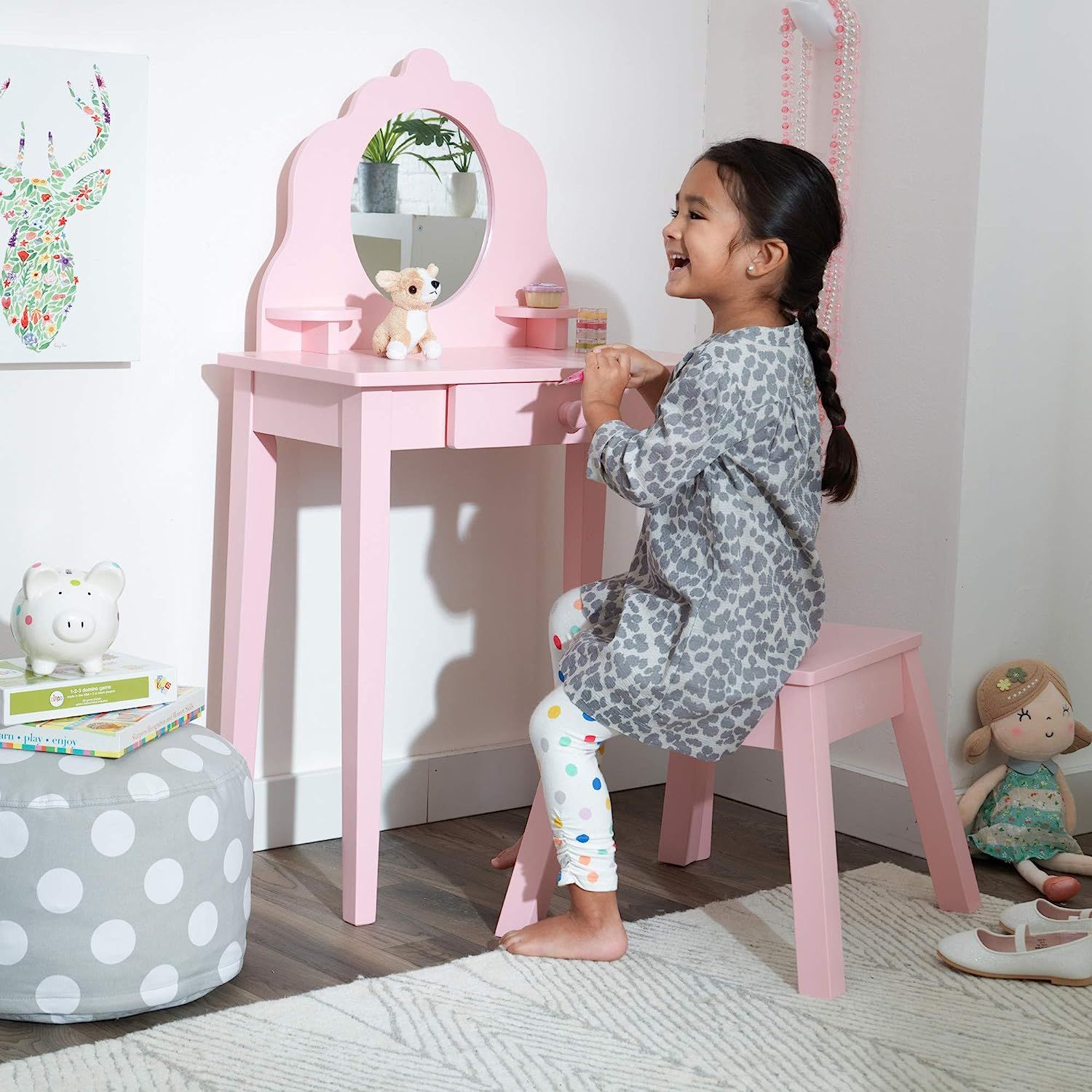 Kidkraft vanity and stool discount