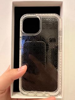 LANI’s TAG強悍防摔殼 台灣花窗系列 團圓花（透白色）-iPhone 13