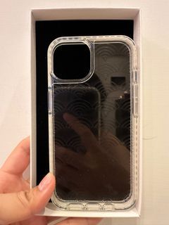 LANI’s TAG強悍防摔殼 台灣花窗系列 扇子花（透白色）-iPhone 13