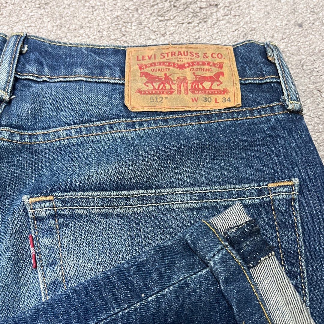Levis 512 30 30 store
