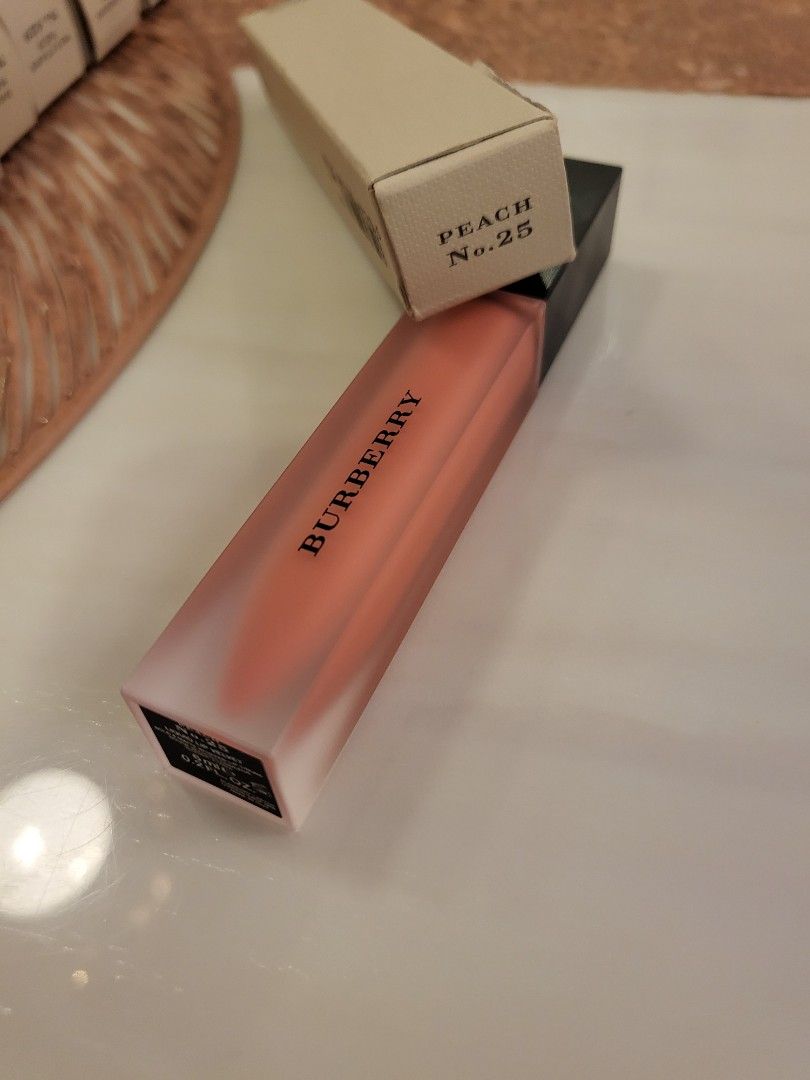 Burberry liquid lip velvet clearance peach 25