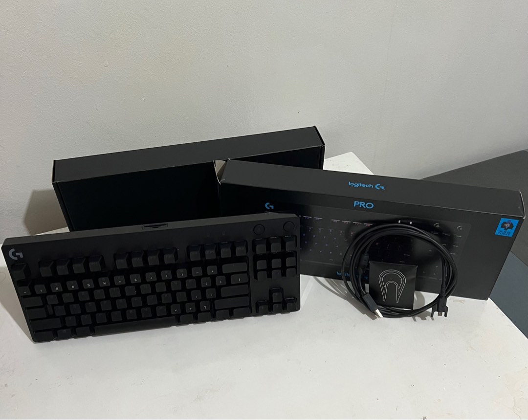 LOGITECH G PRO X GAMING KEYBOARD (GX BLUE CLICKY), Computers & Tech ...