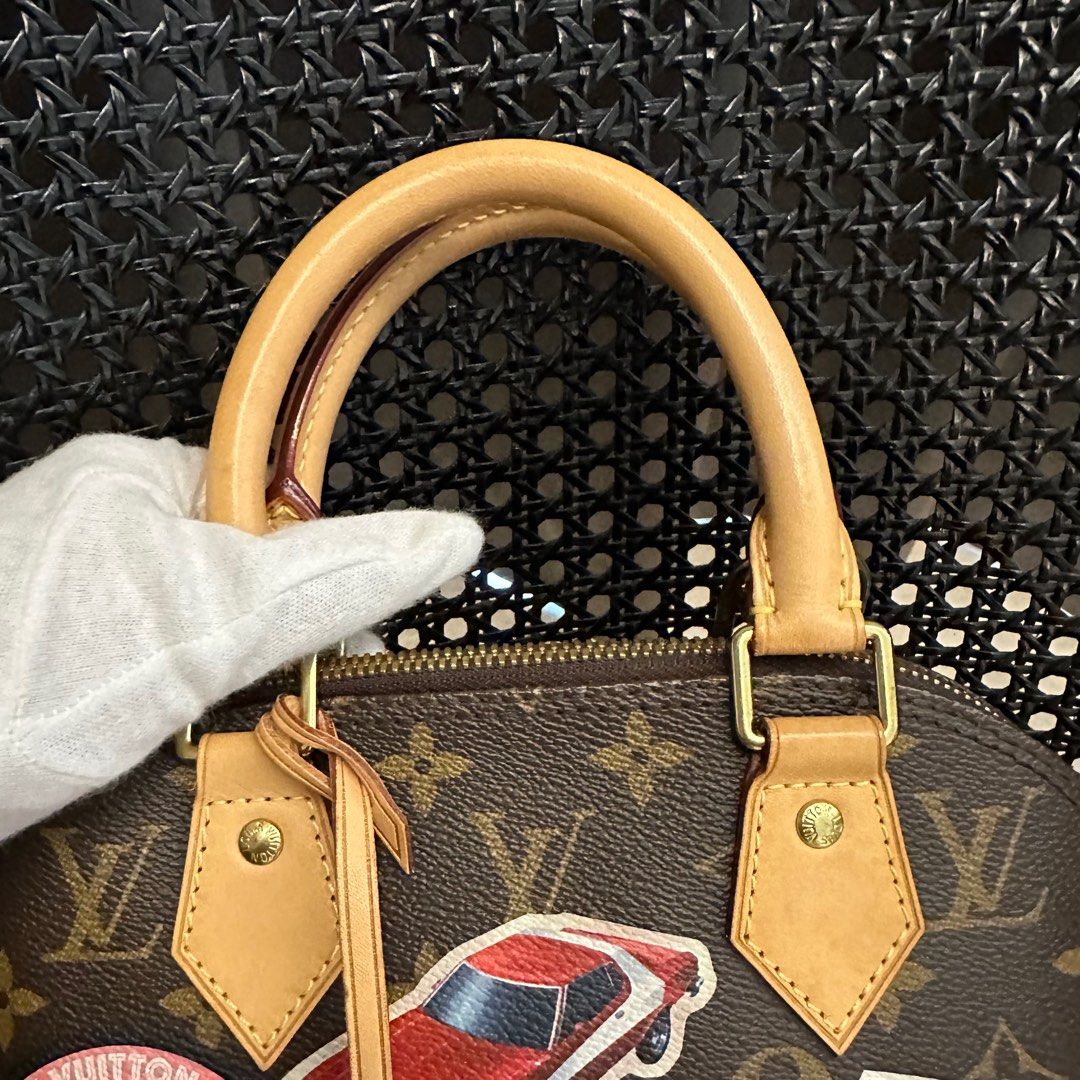 Louis Vuitton Alma BB Monogram World Tour, Luxury, Bags & Wallets