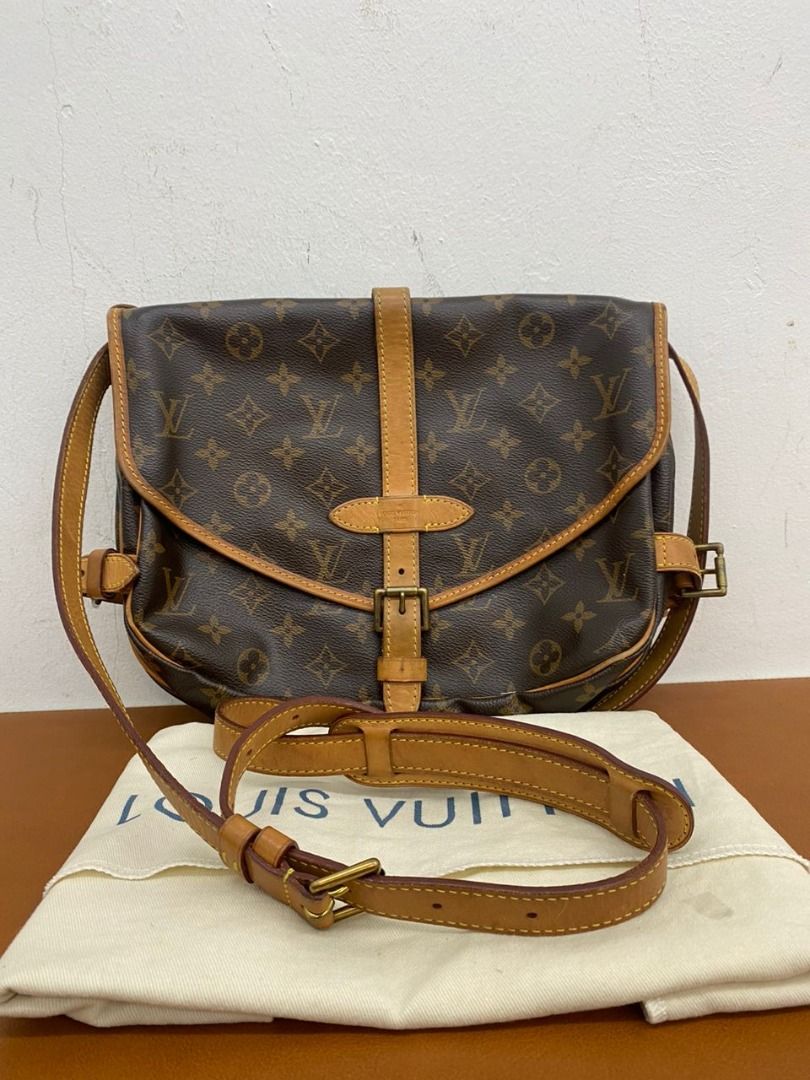 Monogram Canvas Saumur 30