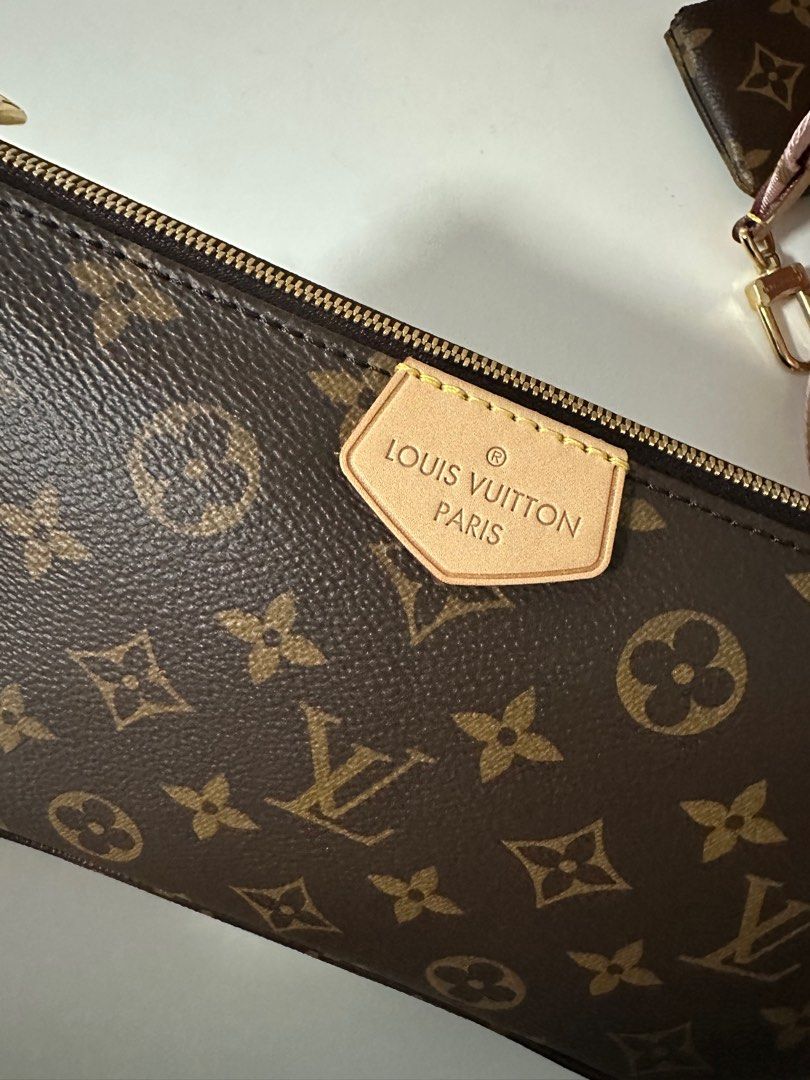 Louis Vuitton Multi Pochette in Rose Ballerine (Microchip)