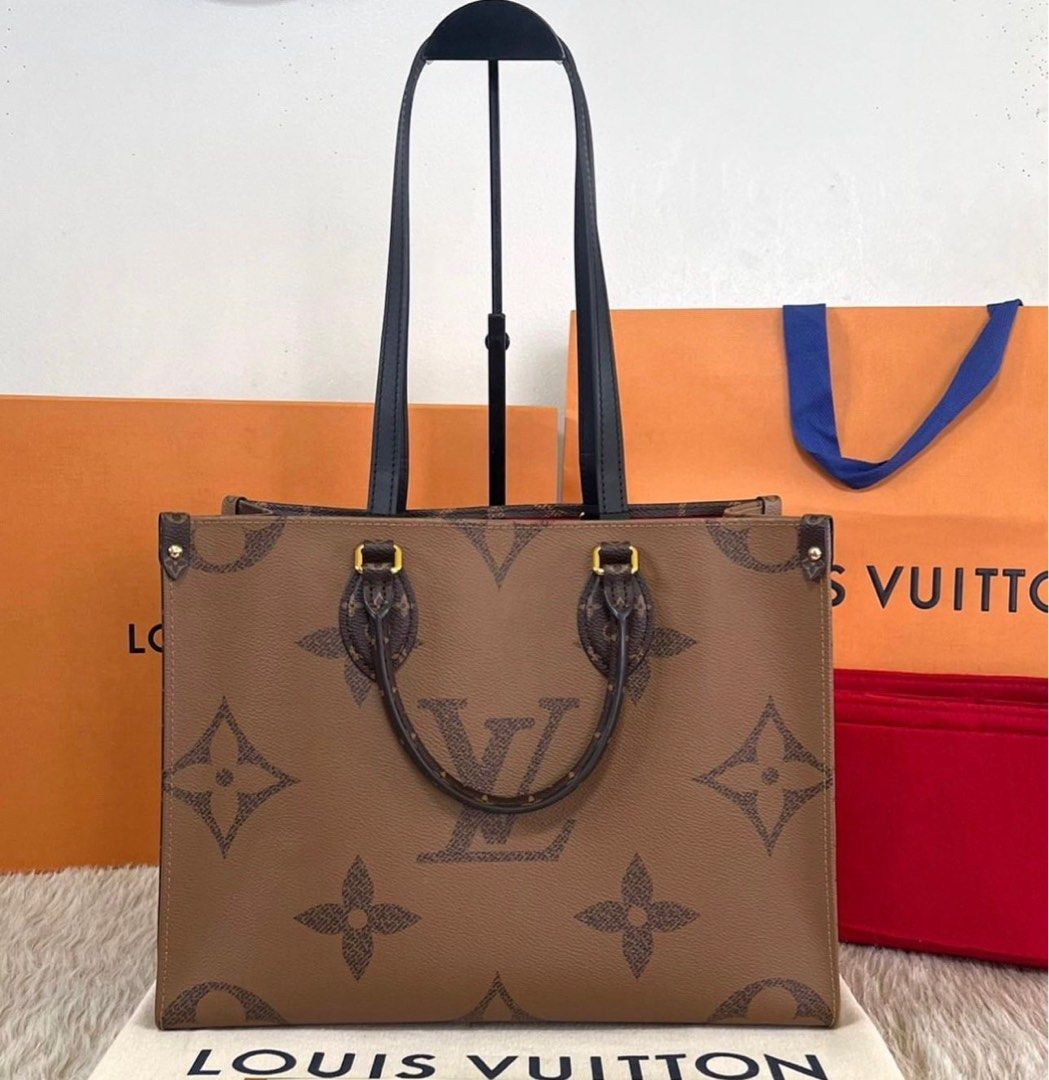 AUTHENTIC LV ON THE GO MM SIZE, Luxury, Bags & Wallets on Carousell
