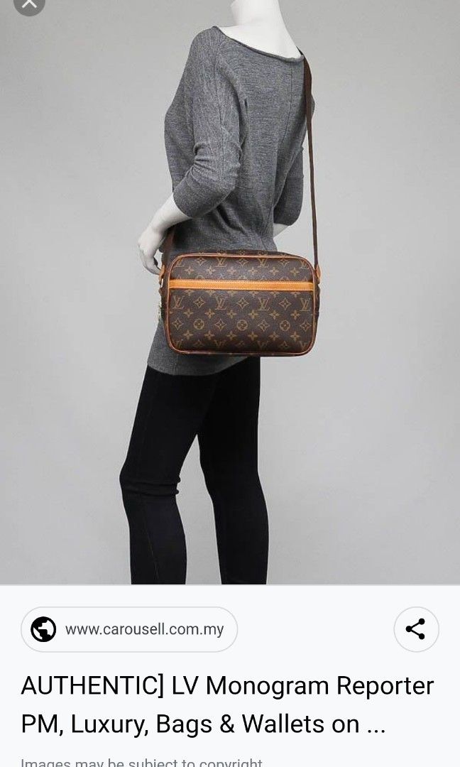 Authentic Lv reporter bag, Luxury, Bags & Wallets on Carousell