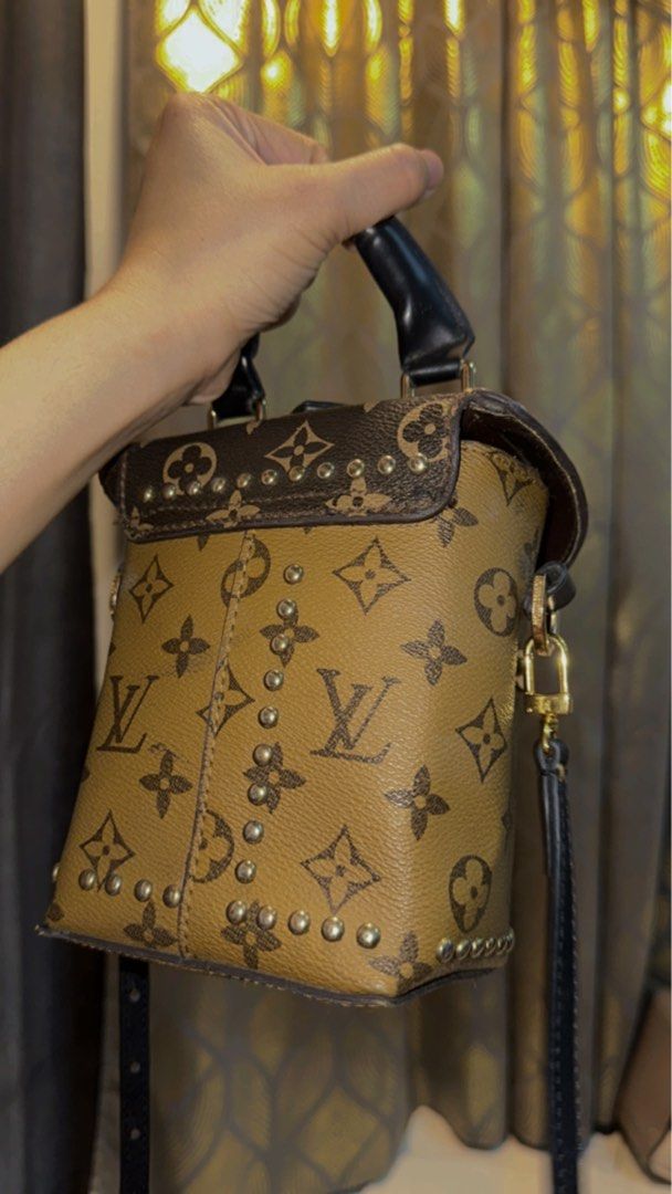 Louis Vuitton Reversed Monogram Camera Box, Luxury, Bags & Wallets