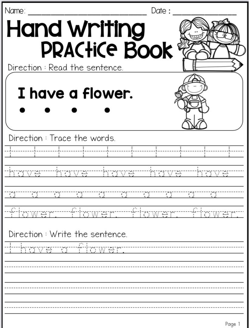 趣味工作紙 Making Sentences Worksheet 英文造句練習 Handwriting 學前 幼稚園工作紙練習, 興趣及遊戲 ...