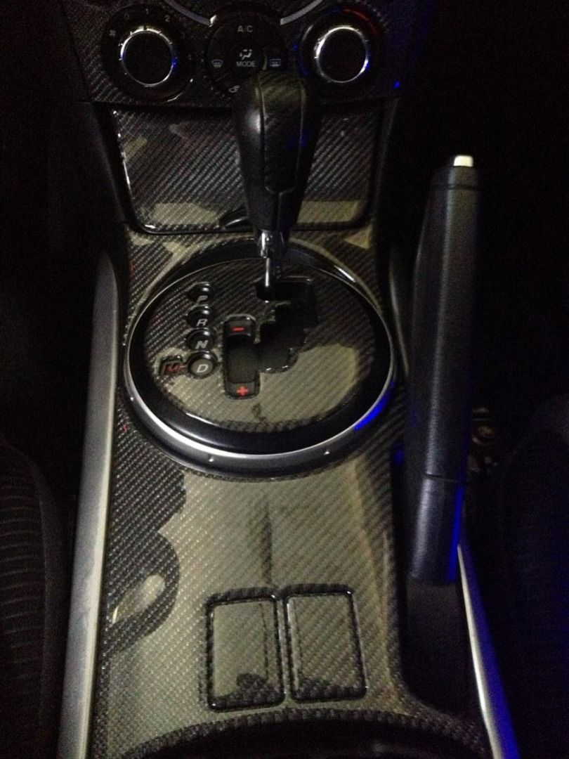 Mazda RX8 PreFace Lift Center Console Shift Trim (Carbon Fiber), Car