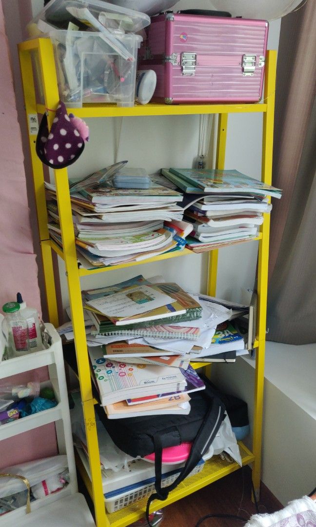 Metal Shelving unit ideal for books and papers, Furniture & Home