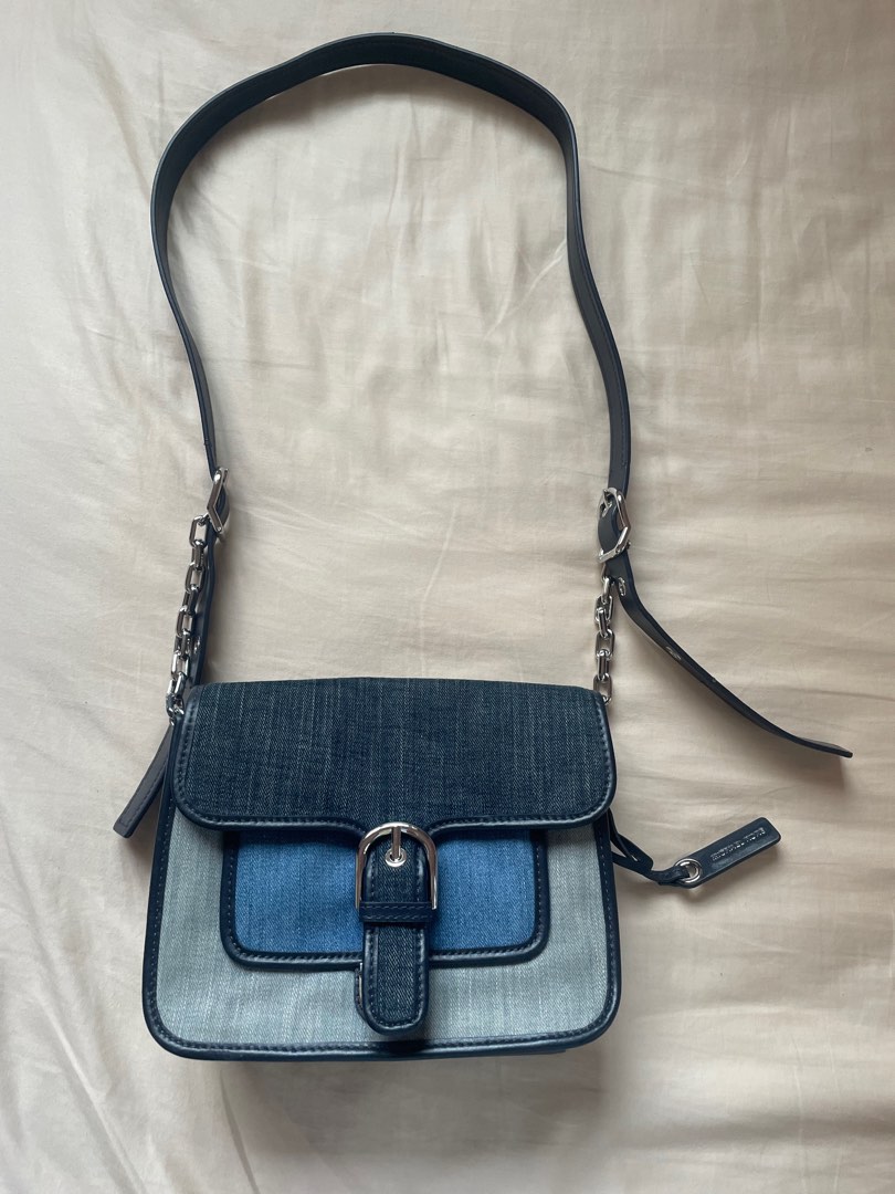 BNWT Michael Kors Denim Crossbody Bag Luxury Bags Wallets on