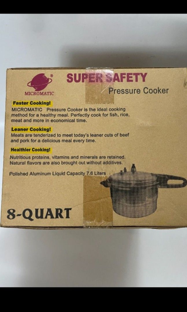 Micromatic pressure online cooker manual