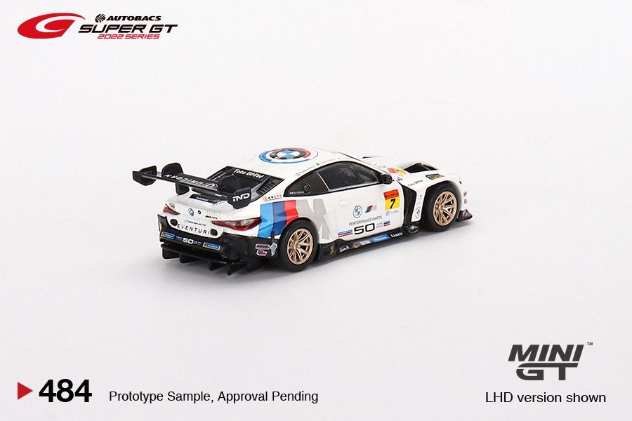 Mini GT 484 BMW M4 GT3 #7 BMW Team Studie x CSL 2022 Super GT