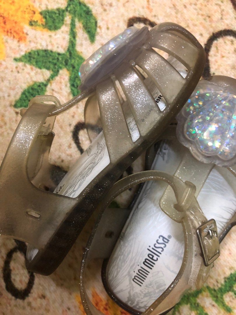 Mini melissa new arrivals shell sandals