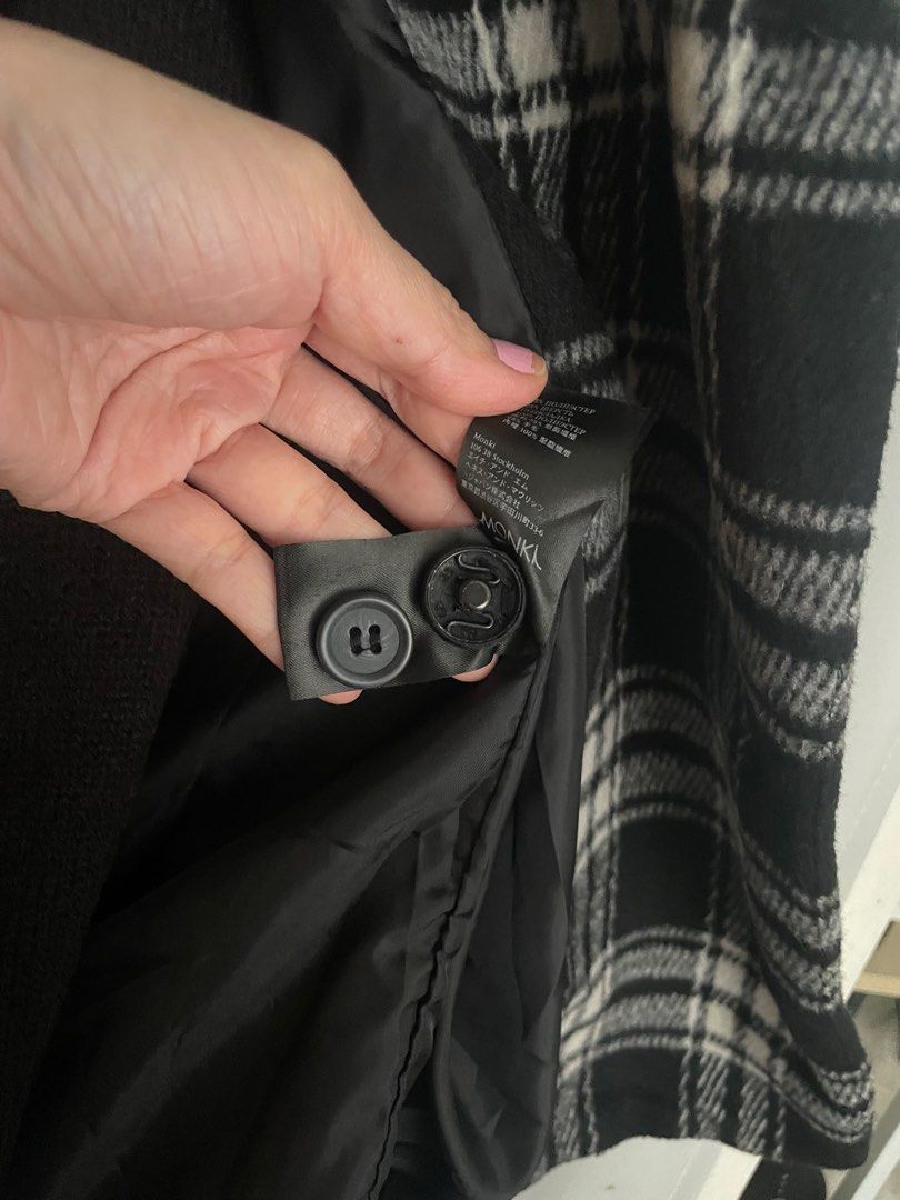 Monki plaid outlet jacket
