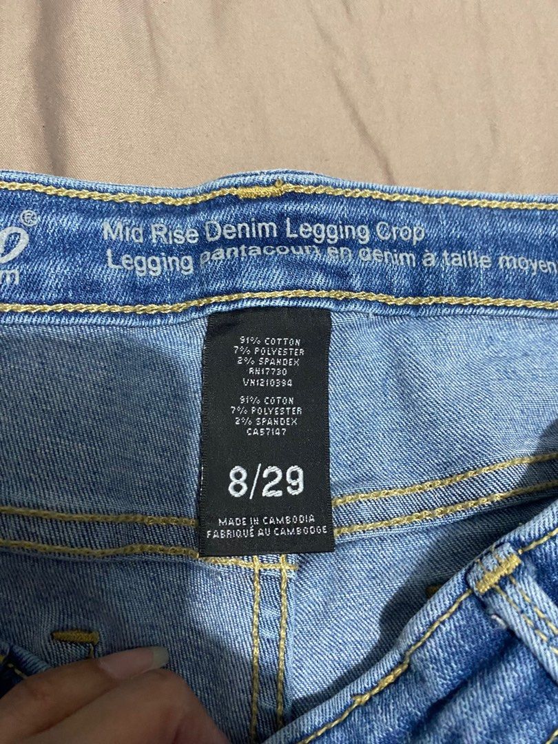 Mossimo mid rise denim legging best sale