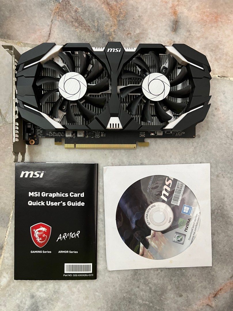 Msi armor 1050 best sale ti