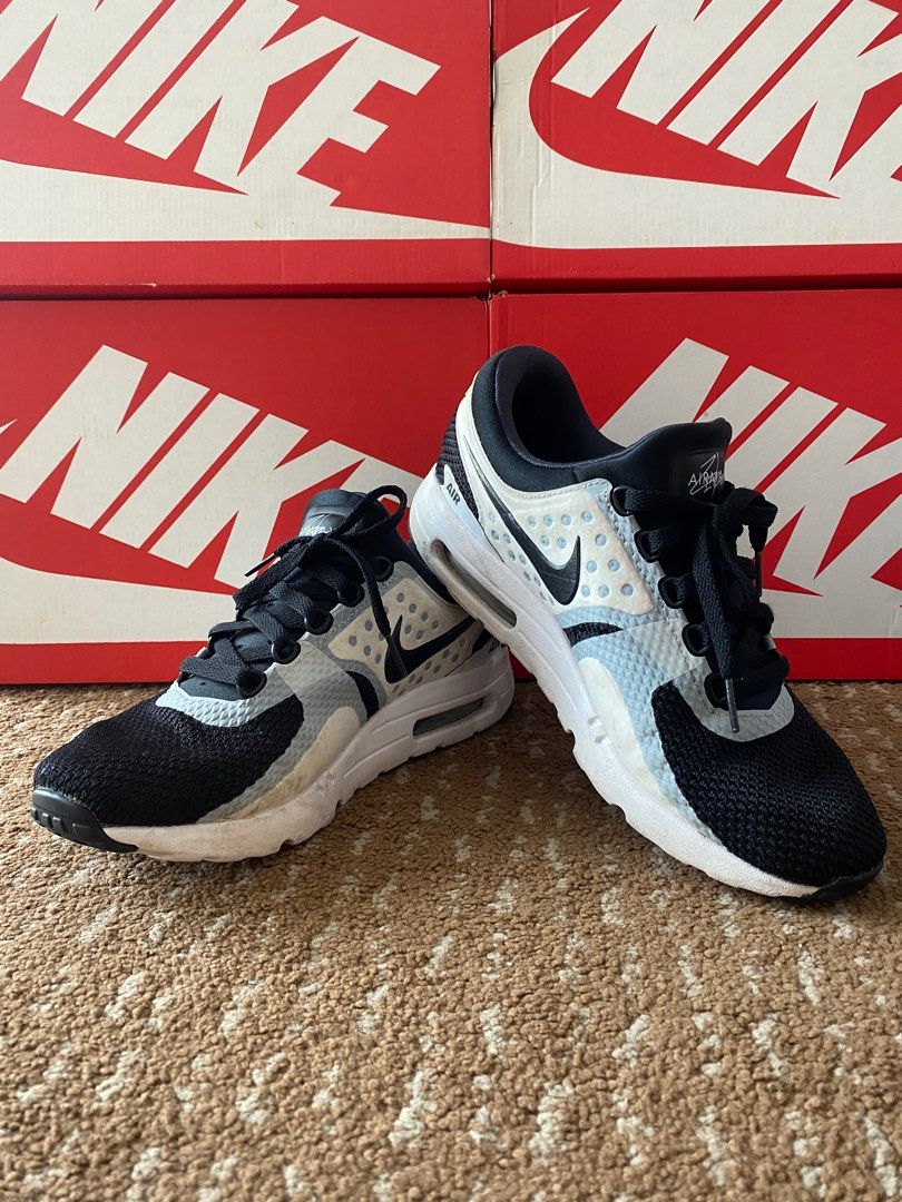 Nike Airmax Zero Essential Black White Men s Fashion Footwear