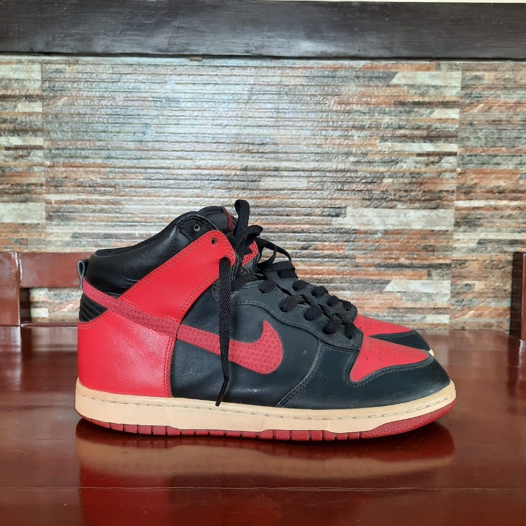 Nike Dunk High Breds, Men'S Fashion, Footwear, Sneakers On Carousell