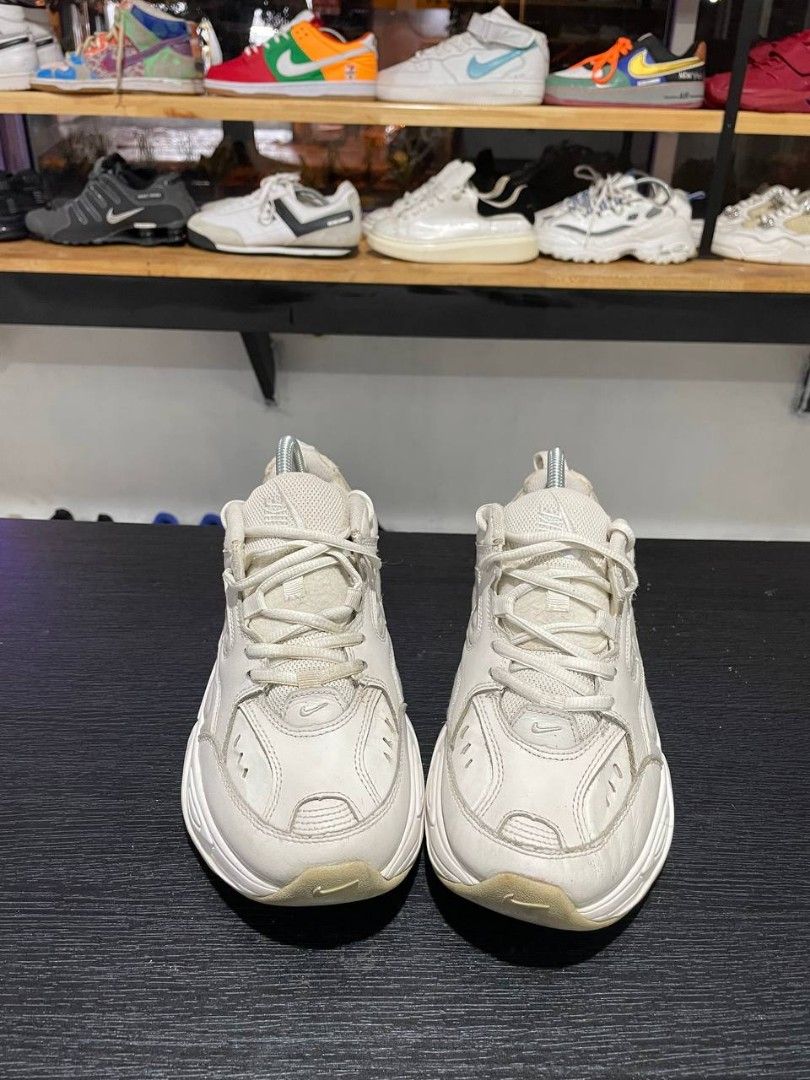 nike m2k triple white