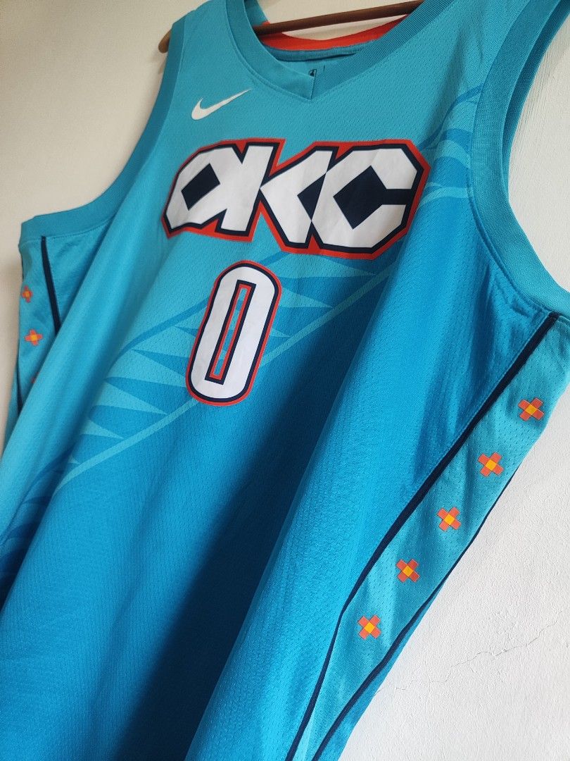 westbrook okc jersey white